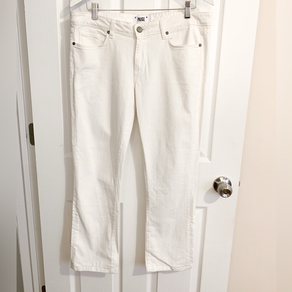 PAIGE Skyline Straight Women's Cream Jeans - size 31